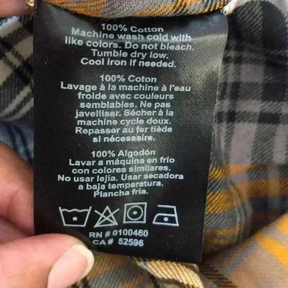 Kavu Billie Jean Flannel Button Front Size XS—B2 - Picture 7 of 7